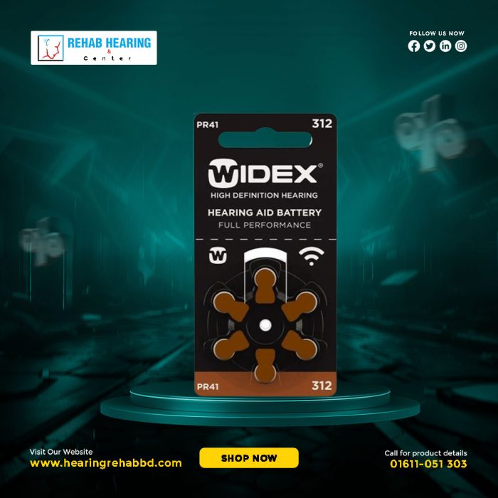 Widex Size 312 Hearing Aid Batteries Price in Bangladesh