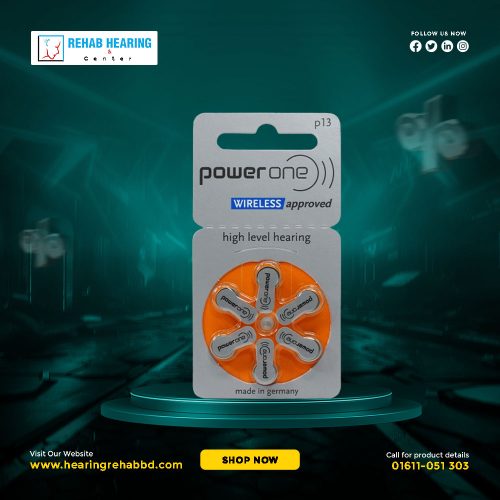 Power One 13 Size Hearing Aid Batteries Price in Bangladesh